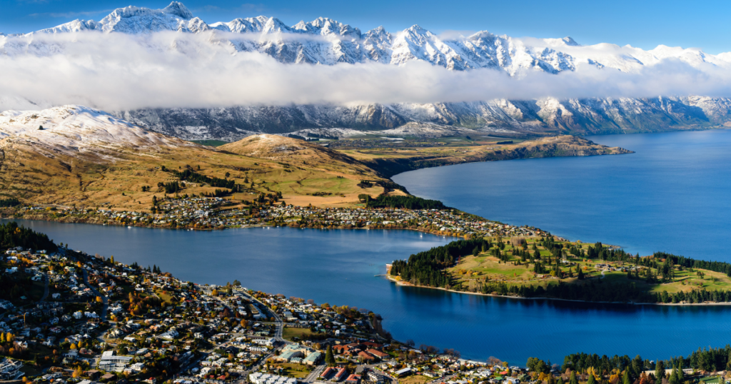 Queenstown in New Zealand